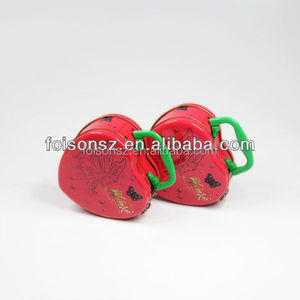 กระเป๋าถือดีบุกโลหะสำหรับเด็กผู้หญิงพร้อมกล่องเก็บของพิมพ์ลายโลโก้พร้อมที่จับ - Product Image 4