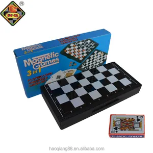 3-in-1 Chess Set With Playing Cards And Checkers For Enjoying Multiple Games In 1