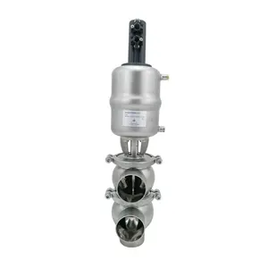 Din Food Grade Stainless Steel Manual APV Diverting Valves with LL Type