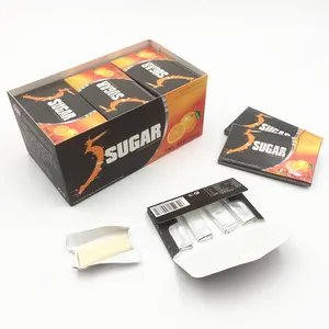 Hot sale cheap 5 pcs stick Sugar orange flavor chewing gum