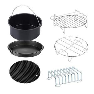 Set di accessori per <span class=keywords><strong>friggitrice</strong></span> <span class=keywords><strong>ad</strong></span> <span class=keywords><strong>aria</strong></span> e 6 pezzi Set di 6 friggitrici <span class=keywords><strong>ad</strong></span> <span class=keywords><strong>aria</strong></span> compressa - Product Image 1