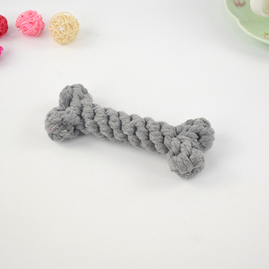 Jouet de chien tressé en coton, corde en os coloré, pour animal de compagnie - Product Image 3