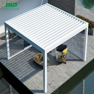 BLD sombra de sol eléctrico de control remoto <span class=keywords><strong>terraza</strong></span> o patio techo bioclimática de aluminio pérgola - Product Image 3