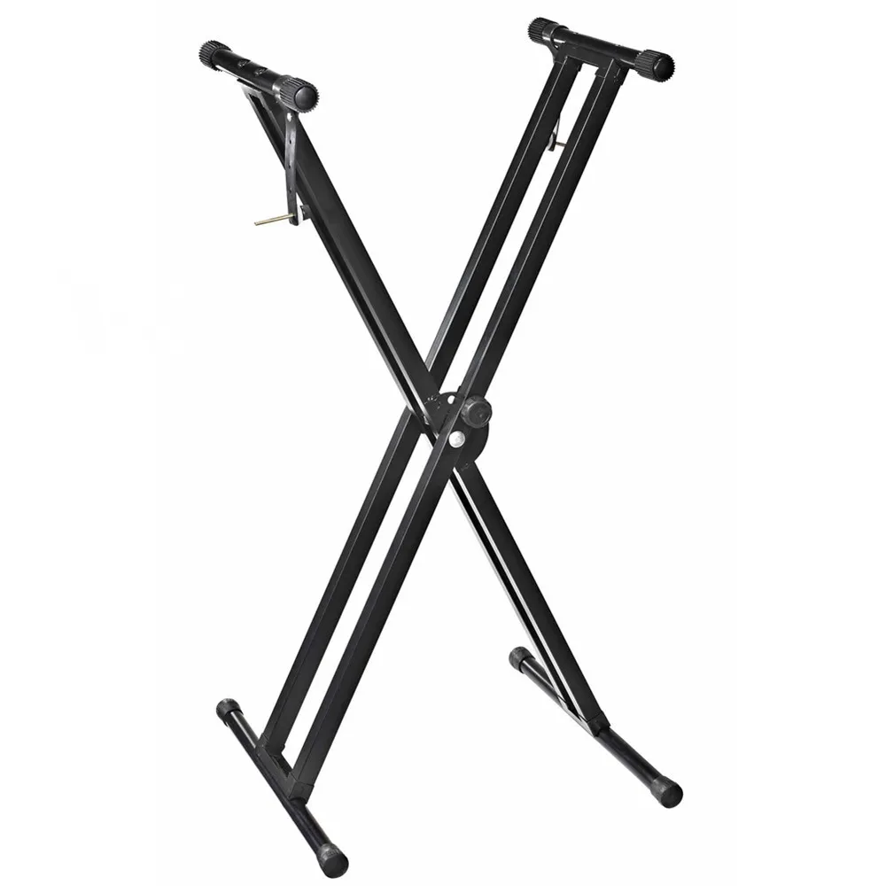 Factory direct sale professional music keyboard stand with X shape
