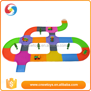 2015 <span class=keywords><strong>de</strong></span> la casa divertida <span class=keywords><strong>de</strong></span> dibujos animados <span class=keywords><strong>de</strong></span> plástico barato vagones <span class=keywords><strong>de</strong></span> ferrocarril <span class=keywords><strong>de</strong></span> juguete con 5 sliding coches - Product Image 2