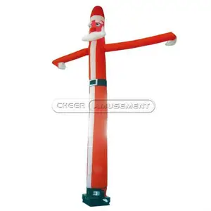 6mh Christmas Santa Toys Inflatable Air Dancer for Advertisement Optional EN14960 Cheer Amusement