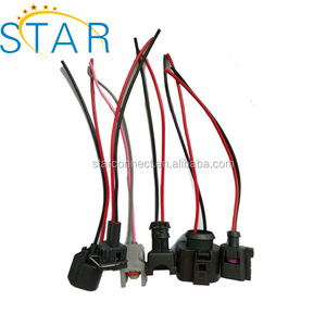 Kustom OEM Auto 2 Pin Mobil Tahan Air 18AWG 15CM Kawat Harness Konektor Kabel Produsen - Product Image 3