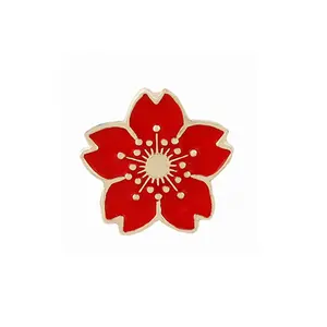 Beş Stilleri Yüksek Kaliteli Metal Rozeti Kırmızı gelincik çiçeği Anma Anma Günü Emaye Yaka çiçekli broş