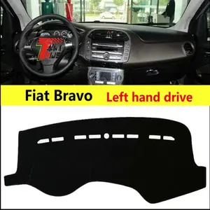 Taijs Fabbrica per Auto Cruscotto pad Fibra di Poliestere Isolamento Stuoia sinistra hand drive di protezione dash coperchio della scheda Per Fiat Bravo