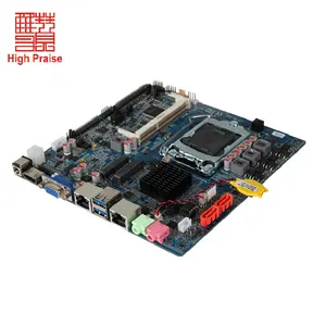 לוח אם itx מיני תעשייתי LGA 1150 עם חריץ ה-SIM LVDS