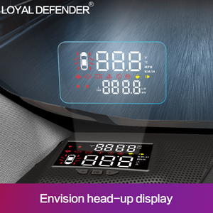Personalizado <span class=keywords><strong>HUD</strong></span> head up display con OBD2 enchufe y fácil <span class=keywords><strong>de</strong></span> instalar para imaginar - Product Image 1
