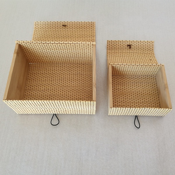 Оптовая продажа, Подарочная Рождественская деревянная коробка из натурального бамбука