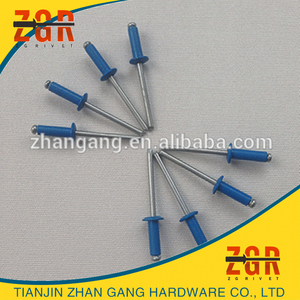 Fournisseur chinois de rivets aveugles en aluminium peints en brun clair DIN7337, offre toutes les couleurs pour la <span class=keywords><strong>pose</strong></span> de conduits - Product Image 6