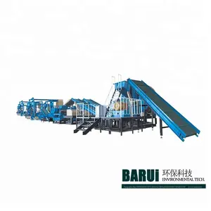 used tyre recycling plant Waste tires rubber granulating machine