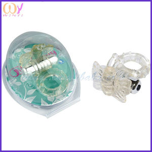 A prueba <span class=keywords><strong>de</strong></span> <span class=keywords><strong>agua</strong></span> y 7 modos vibrantes Cockring oso lindo del estilo del pene anillo para hombre, juguetes adultos del sexo - Product Image 1