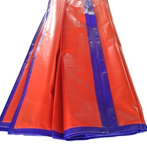 Bâche en PE 90g 120g <span class=keywords><strong>130g</strong></span>, bleu/gris/argent/orange, fabrication en usine - Product Image 1