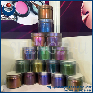 Cosmoprof juste 2015 Shengzhu multi <span class=keywords><strong>couleur</strong></span> Chameleon pigments nacrés pour vernis à ongles - Product Image 2