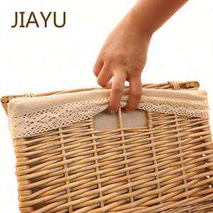 ส่วนลดง่ายต่อการเปิดตะกร้าเก็บเสื้อผ้าหวายสำหรับเสื้อผ้า - Product Image 2