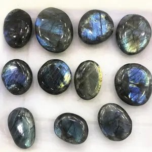 Groothandel Natuurlijke Kristal Helende Stenen Blauwe Flash Labradoriet Vrije Vorm Steen