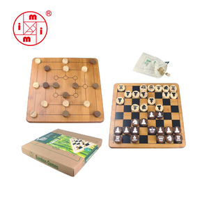 Juegos de Madera 2 en 1, Juego de <span class=keywords><strong>Ludo</strong></span> y Damas Chinas de Fábrica ICTI - Product Image 4