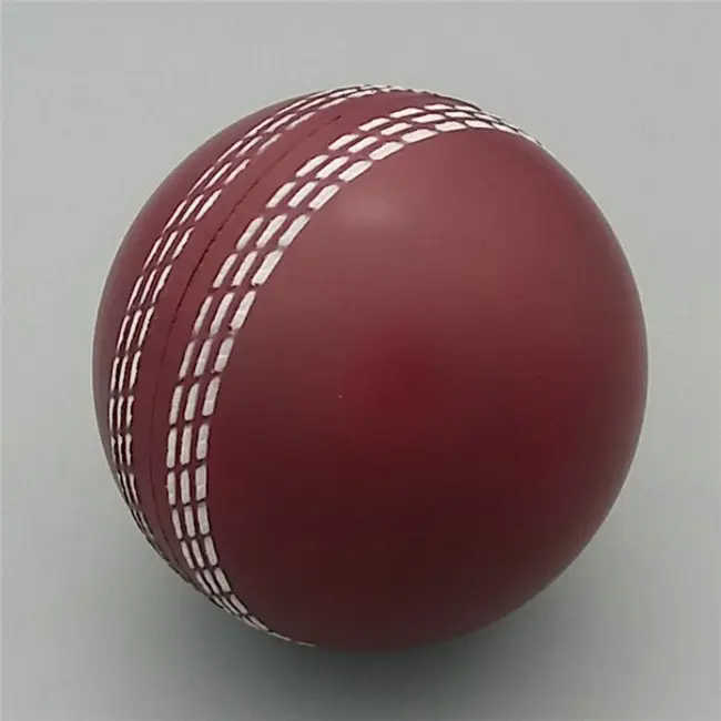 Mousse promotionnelle PU Sports Adulte Cricket Balle en mousse anti-stress