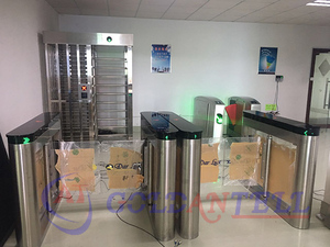 Fastturn eo an ninh cao <span class=keywords><strong>turnstile</strong></span> cổng với ngón tay in quét hoặc kép RFID đọc mã cho cửa kiểm soát truy cập - Product Image 4