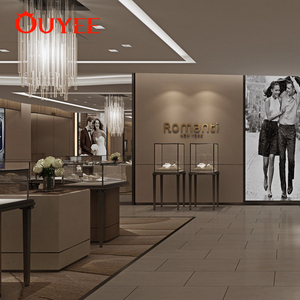 Vàng sang trọng Đồ Trang Sức Showcase Thiết Kế Cửa Hàng Trang Trí Hiển Thị Trang Sức Cửa Hàng Truy Cập Thiết Kế Hình Ảnh - Product Image 5