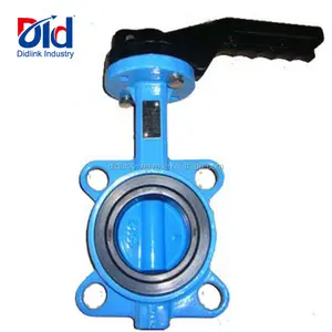 Wafer Style Tekanan Tinggi Ultraflo Apa Itu Full Lug Pegangan Aluminium 150Mm Butterfly Handle Valve