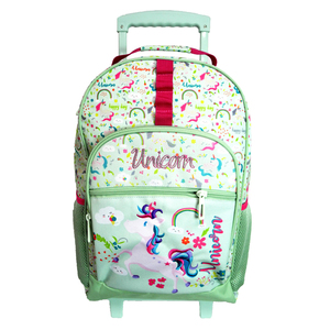 Neues Produkt Stickerei Regenbogen Einhorn Kinder Schult aschen 3 Stück Set für Mädchen - Product Image 2