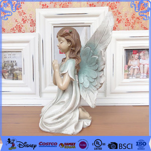 Moda Estilo Presente de Aniversário Anjo Do Polyresin Estatueta