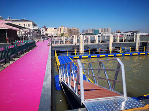 Passerelle économique en acier galvanisé, pour marine avec une balustrade - Product Image 6