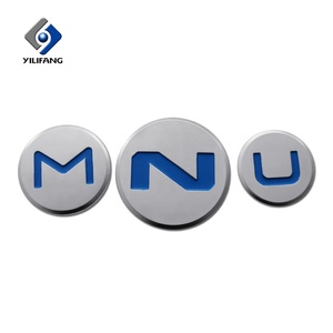 Emblema Redondo Personalizado de ABS Plateado de 2 mm de Grosor, Adhesivo con Logotipo 3D para Carrocería de Automóvil - Product Image 3