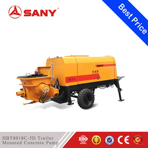 SANY HBT8018C-5D Diesel <span class=keywords><strong>Pompe</strong></span> À Béton Montée Sur Remorque <span class=keywords><strong>Pompe</strong></span> À <span class=keywords><strong>Mortier</strong></span> De Ciment À Vendre - Product Image 2