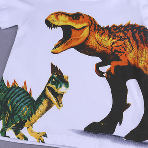 60% algodón 40% poliéster niños dibujos animados impreso <span class=keywords><strong>camisetas</strong></span> - Product Image 2