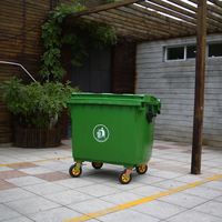 Pour la vente en gros d'usine, couvre-poubelle à roulettes de qualité cinq étoiles, poubelles à moitié prix