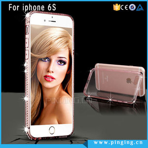 Accesorios móviles Diamante cáscara del teléfono móvil <span class=keywords><strong>para</strong></span> el <span class=keywords><strong>iphone</strong></span> <span class=keywords><strong>6</strong></span> S, Caso suave de tpu <span class=keywords><strong>para</strong></span> el <span class=keywords><strong>iphone</strong></span> <span class=keywords><strong>6</strong></span> S - Product Image 1
