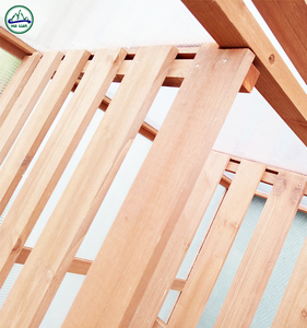Miniinvernadero de madera tratada a presión natural con marco de fácil montaje, muebles de jardín para el <span class=keywords><strong>crecimiento</strong></span> de plantas - Product Image 4