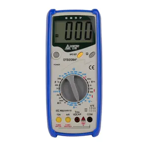 DT9208A + זול מודד Meter tester הנוכחי AC/DC מתח התנגדות קיבול תדר טמפרטורת Tester