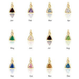 Colgante de plata de primera ley con circón para mujer, collar, plata esterlina 925, Circonia cúbica, zirconia, circonita, zirconita, color arcoíris, oro real, Gemnel - Product Image 1