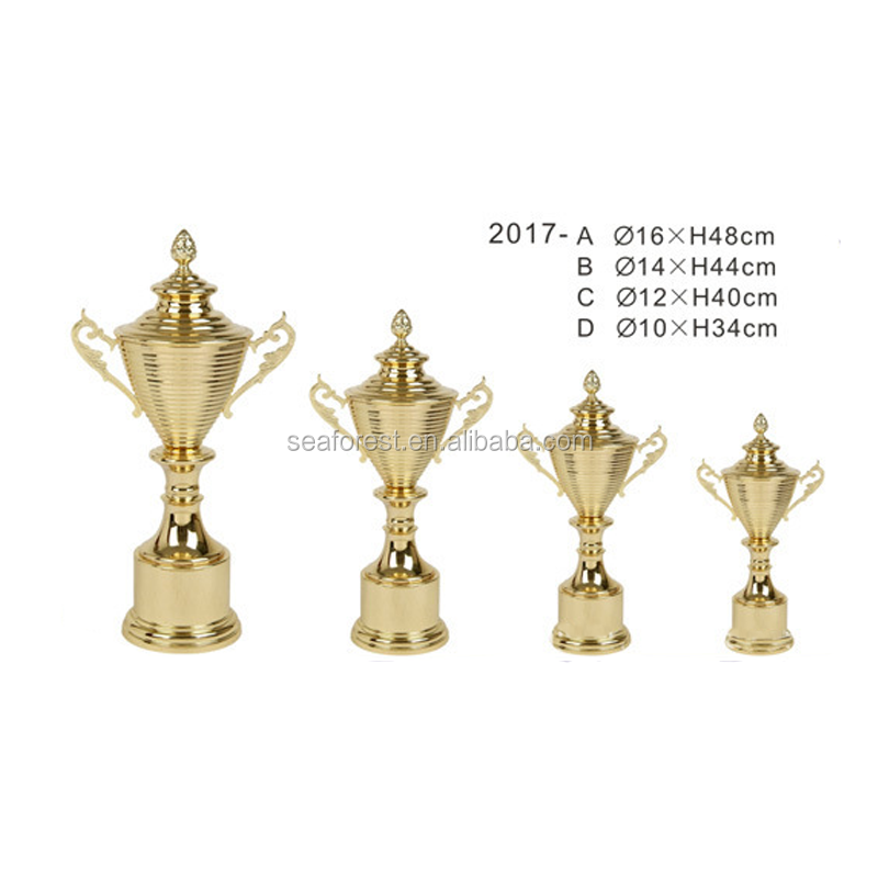 Большая золотая пластина, металлический футбольный спортивный трофей, награда, Футбольный Трофей, Кубок