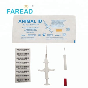 Identificación Animal FDX-B ICAR ISO 11784 11785 1,4*8mm microchip inyector jeringa para perro - Product Image 1
