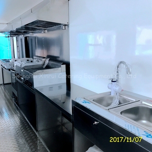Carritos de comida callejera móvil para tacos, equipo de restaurante, equipo de cocina comercial, fibra de vidrio a la venta, Mini restaurante de Tailandia - Product Image 5