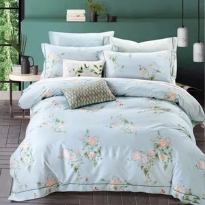 Professional manufacturer home textiles cotton printed quilt cover set