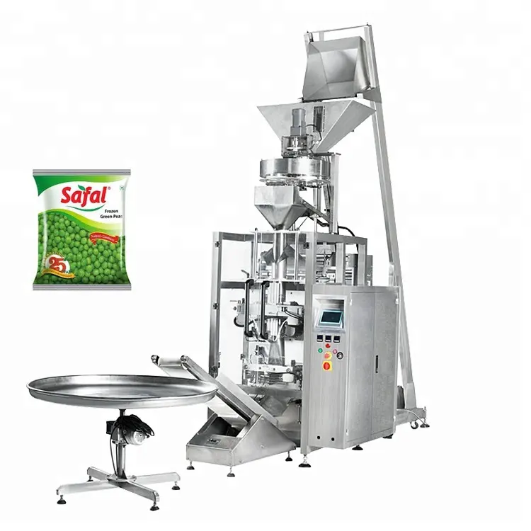 Automatic Frozen Green Peas Snacks Packing Machine
