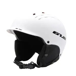 GUB 606冬季滑雪头盔ABS + EPS材料滑雪滑雪板头盔电动自行车白色头盔待售