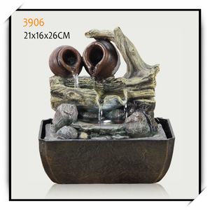 2017 fuentes de agua de mesa polyresin, resina fuente de agua interior, polystone buda mini fuente - Product Image 3