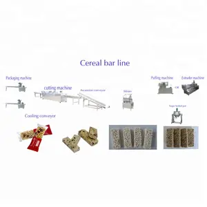 Nutritional Snack Food Cereal Granola Bar Making Machine 008615939556928