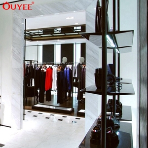 Modern Men's Clothing Shop Furniture Design Garment Store Cloth Display Stand <strong>Clothes</strong> <strong>Shelf</strong> - Product Image 6