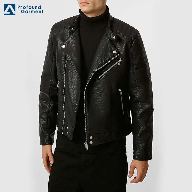 Tiefgreifende Bekleidungs Angebot Nach Alten Stil Verwendet Leder Hip Hop jacke Motorrad