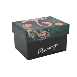 Embalaje magnético con logotipo personalizado, caja de cartón de alta calidad para zapatos, ropa, 2 uds.